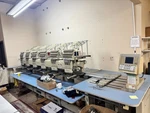 1999 Barudan BENYME-ZQ-A06 6-HEAD 15-NEEDLE Embroidery Machine Drop Table. Fixed Price $8000.00.