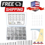 1000 Pcs Tiny Screws For Electronics, M1.6 M1.7 M2.5 M3 Round Head Mini, R.... Fixed Price $24.03.