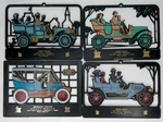 Mcm Advertising Silhouette Calendar Topper Set Of 4 Burrus Drugs Roodhouse. Fixed Price $27.99.
