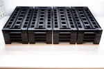 Lot Of 20 Fancort RA-24CP Industrial 23" Esd Conductive Pcb Racks. Fixed Price $540.00.