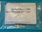 New Keithley 7078-TRX-GND Triax To Bnc Female Adapter 3-SLOT Plug Smu. Fixed Price $119.00.