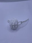 Barbie Doll Bike/bicycle/scooter/skateboard White Helmet With Chin Strap. Fixed Price $5.00.