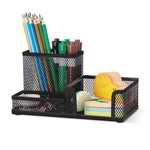 Comix Mesh Pencil Holder Desk Organizer, 3 Compartments,. Fixed Price $24.34.