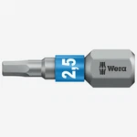 Wera 05056682001 Hex-plus 2.5 25MM Insert Bit. Fixed Price $8.87.