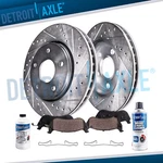 11.22'' Front Drilled Rotors Ceramic Brake Pads For 2003-2011 9-3 Cadillac Bls. Fixed Price $113.17.