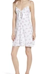 Rails August Daisy Tie Front Mini Dress Large White Cherries Linen Blend New. Fixed Price $59.99.