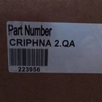 Schindler Criphna 2.QA Electrical Part Number Label Mpn 223956. Fixed Price $2000.00.