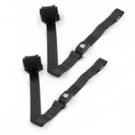 Ford Van 1961-1967 Standard 2PT Black Retractable Bucket Seat Belt Kit. Fixed Price $124.50.