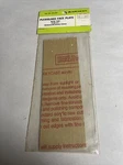 New Plexiglass Face Plate Blue Tint Archer MB307. Fixed Price $9.99.