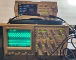 Tektronix 2465B 400MHZ 4-CHANNEL Analog Oscilloscope W/ Bag & Manual Tested. Fixed Price $419.00.