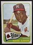 Topps Berger's Best Hank Aaron #BB-14 Milwaukee Braves Reprint Baseball Card. Fixed Price $74.99.