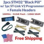 2PCS STM32F411CEU6 Arm 100MHZ Dev Board Module Black Pill St-link V2. Fixed Price $38.50.