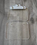 Stainless Eye Shield Set - 2 Panes Included Baldor Compatible Made Usa. Fixed Price $38.00.