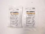 2 Pack Campbell 3991407 916-U Universal Replacement Latch Kit Zinc Plated #11-31. Fixed Price $32.29.