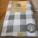 Clearance Hotel Buffalo Check Indoor/outdoor Fabric 84" X 60" - Rectangular Grey. Fixed Price $15.00.