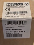 Phoenix Contact 2938963 QUINT-DIODE/40 Redundancy Module, Sealed Same Date Code. Fixed Price $120.00.