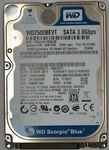 250GB Sata Western Digital Scorpio Blue WD2500BEVT-08A23T1 2.5" Hard Drive. Fixed Price $11.54.