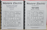 2 Manual Set, Western-electric KS-15750-L1 W/clear Schematic, Calibration Instr. Fixed Price $40.00.