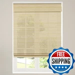 Calyx Interiors Cordless Bamboo Roman Shade Blind Light Filtering 32.5 W 64. Fixed Price $48.72.