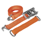 Sealey Car Transporter Ratchet Tie Down 50MM 3M Steel Wheel Single 4500KG Tdrws. Fixed Price $45.77.