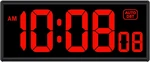 Soobest Digital Wall Clock With Seconds, Electric Plug Auto Dst Dimmer Led. Fixed Price $30.95.