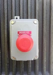 FXCS-2MMR3M Killark Explosion-proof Red Mushroom Head Pushbutton Control Station. Fixed Price $485.00.