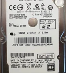 Hitachi HTS547550A9E384 5400RPM SERIAL-ATA/300 5K750 2.5" 500GB Sata Laptop. Fixed Price $20.00.