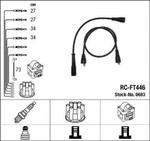 Ngk Ignition Cable Kit Black For Fiat 127 Panorama Fiorino 77-93. Fixed Price $24.77.