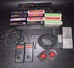 Texas Instruments TI-99 Game Lot Of 16 + Controllers Power Stick Extras Untested. Fixed Price $150.00.