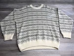 Vintage St Michael Fair Isle Wool Sweater Tie Fighter Jumper Italian Made Sz 42. Fixed Price $11.67.