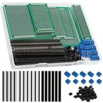 174PCS Pcb Circuit Prototype Kit Double Sided Perf Boards Arduino Set. Fixed Price $29.36.