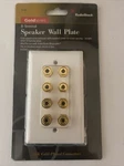 Radio Shack Gold Series 8-TERMINAL Speaker Wall Plate. Fixed Price $10.00.