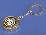 Mg Bottle Cap Shaped Key Ring Opener #033 Black. Fixed Price $14.99.