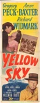 Yellow Sky Movie Poster Gregory Peck Anne Baxter Western 1948 Insert Linenbacked. Fixed Price $275.00.