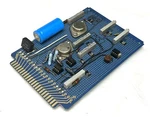 Vintage Blue Circuit Breadboard Prototype 6.5" X 4.5" Handcrafted. Fixed Price $48.00.