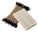 Busboard Prototype Systems Breadboard + Zipwire Kit, BB400 Solderless Plug-in. Fixed Price $16.09.