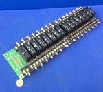 Amf Potter & Brumfield 2IO-16A Board W/ (16) OAC24 Relays. Fixed Price $150.00.
