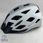 Schwinn Flash Bike Helmet Gray White Adjustable Strap Vented Hat Size 7 3/4 No. Fixed Price $22.99.