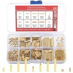 330 Pcs Brass M2 Hex Spacer Standoffs, Screws Nuts Assortment Kit, Pcb Circuit. Fixed Price $15.89.