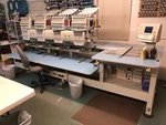 Barudan 4 Head Embroidery Machine / 15 Needle Color Used. Fixed Price $7500.00.