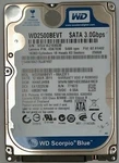 Gb Sata Western Digital Scorpio Blue WD2500BEVT-08A23T1 2.5" Hard Drive. Fixed Price $17.33.