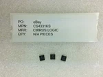 CS4331KS Cirrus Logic Digital Analog Converter Dual 8 Pin Sop 2 Pieces. Fixed Price $14.40.