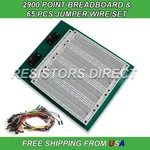 2900 Point Breadboard & 65PCS Jumper Wire Solderless Pcb Prototyping New. Fixed Price $34.99.