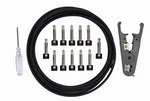 Solderless Instrument Guitar Custom Cut Cable Kit 6 Pack For Pedalboard. Fixed Price $36.98.
