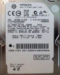 Hitachi HTS545025B9SA02 APPLE#655-1538D 2.5" 250GB Sata Hdd. Fixed Price $24.00.