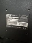 Acer AL1706 17" Lcd Monitor W/ Stand & Cords. Fixed Price $20.00.