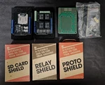 Seeed Sd Card Shield, Relay And Proto. Fixed Price $34.99.