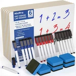 Nicpro 6 Dry Erase Lap Board Kid Double Sided Small Pack, White. Fixed Price $29.79.