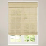 Calyx Interiors Cordless Bamboo Roman Shade Blind, Light Filtering, 34.5" W. Fixed Price $41.97.