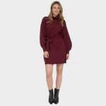August Sky Women's Tie Waist Front Seam Mini Sweater Dress. Fixed Price $34.30.